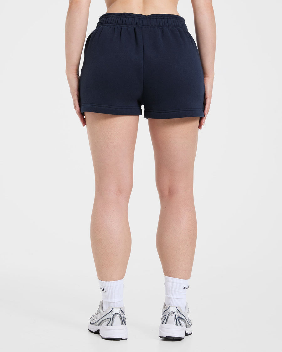 Sports Society Oversized Shorts - Navy