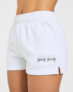 Sports Society Oversized Shorts - Heather Gris