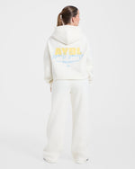 Sports Society Oversized Hoodie - Off Blanc