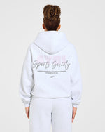 Sports Society Oversized Hoodie - Heather Gris