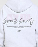 Sports Society Oversized Hoodie - Heather Gris