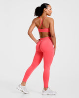 Enhance Seamless Sports Bra - Summer Coral