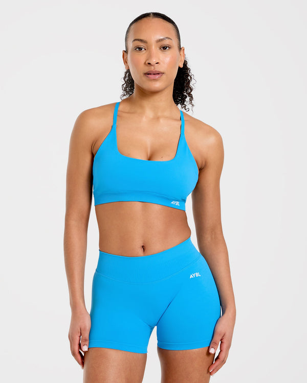 Enhance Seamless Sports Bra - Summer Cobalt