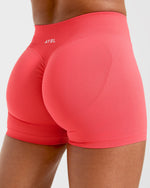 Enhance Seamless Shorts | 3.5" - Summer Coral