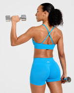 Enhance Seamless Shorts | 3.5" - Summer Cobalt
