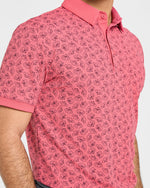 Precision Camellias Polo - Rouge