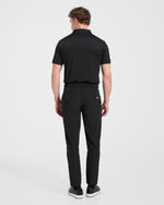 Classic Stripe Polo - Noir