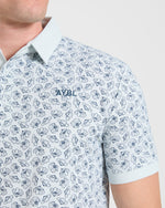Precision Camellias Polo - Ice Bleu