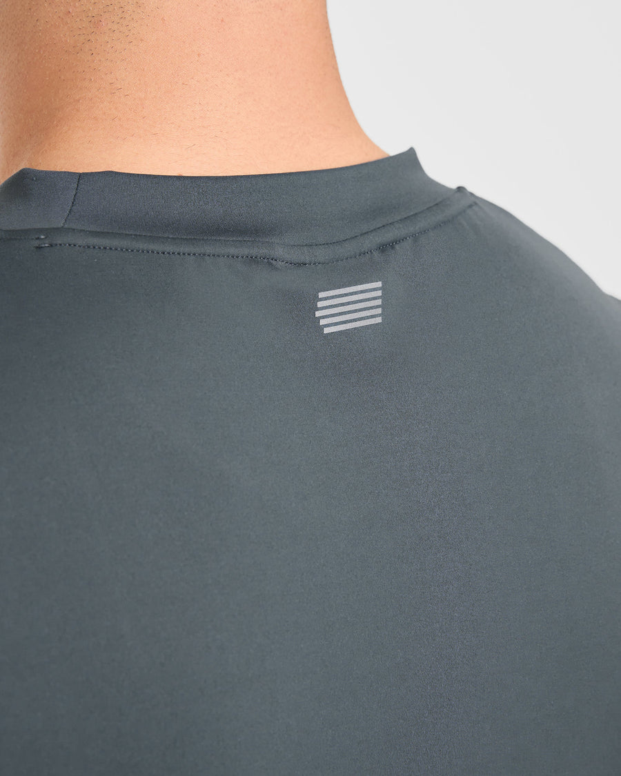 Run Slim Tank - Slate Bleu