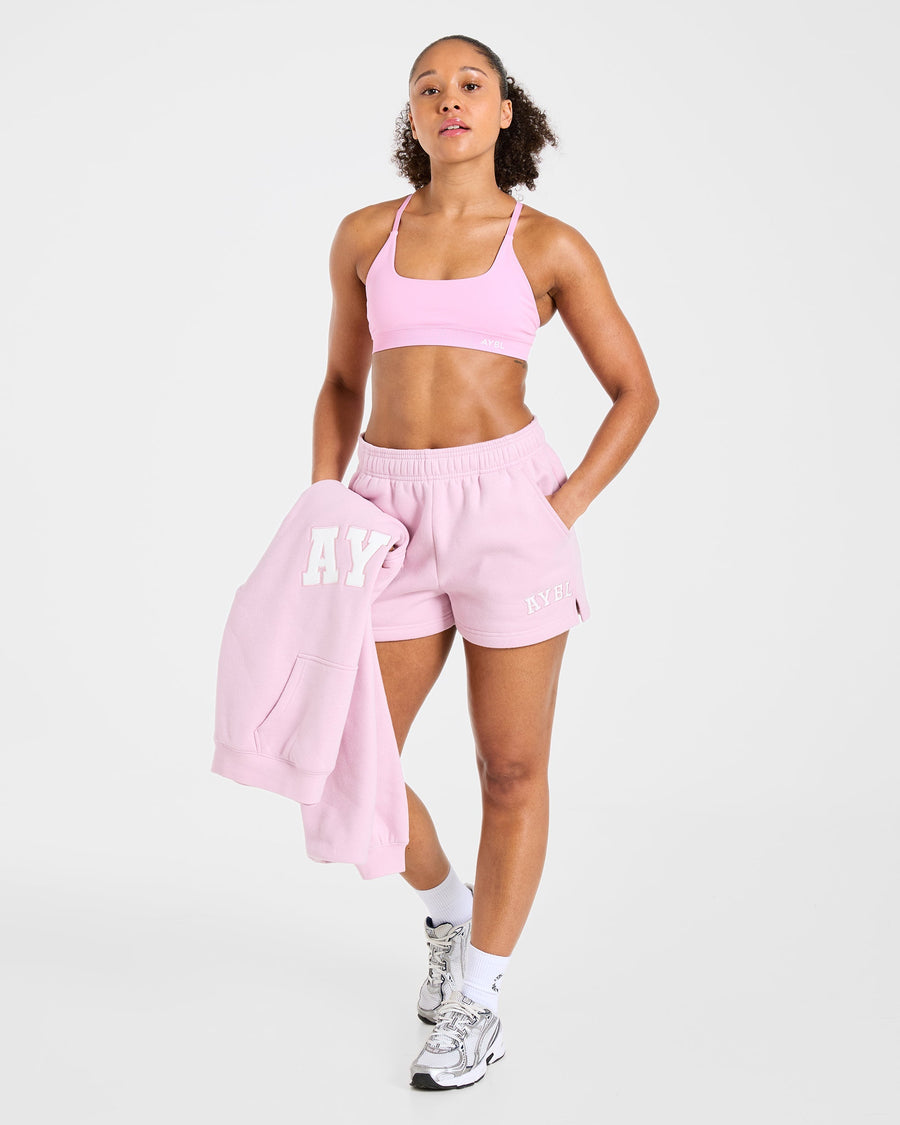 Varsity 2.0 Oversized Shorts - Iced Rose
