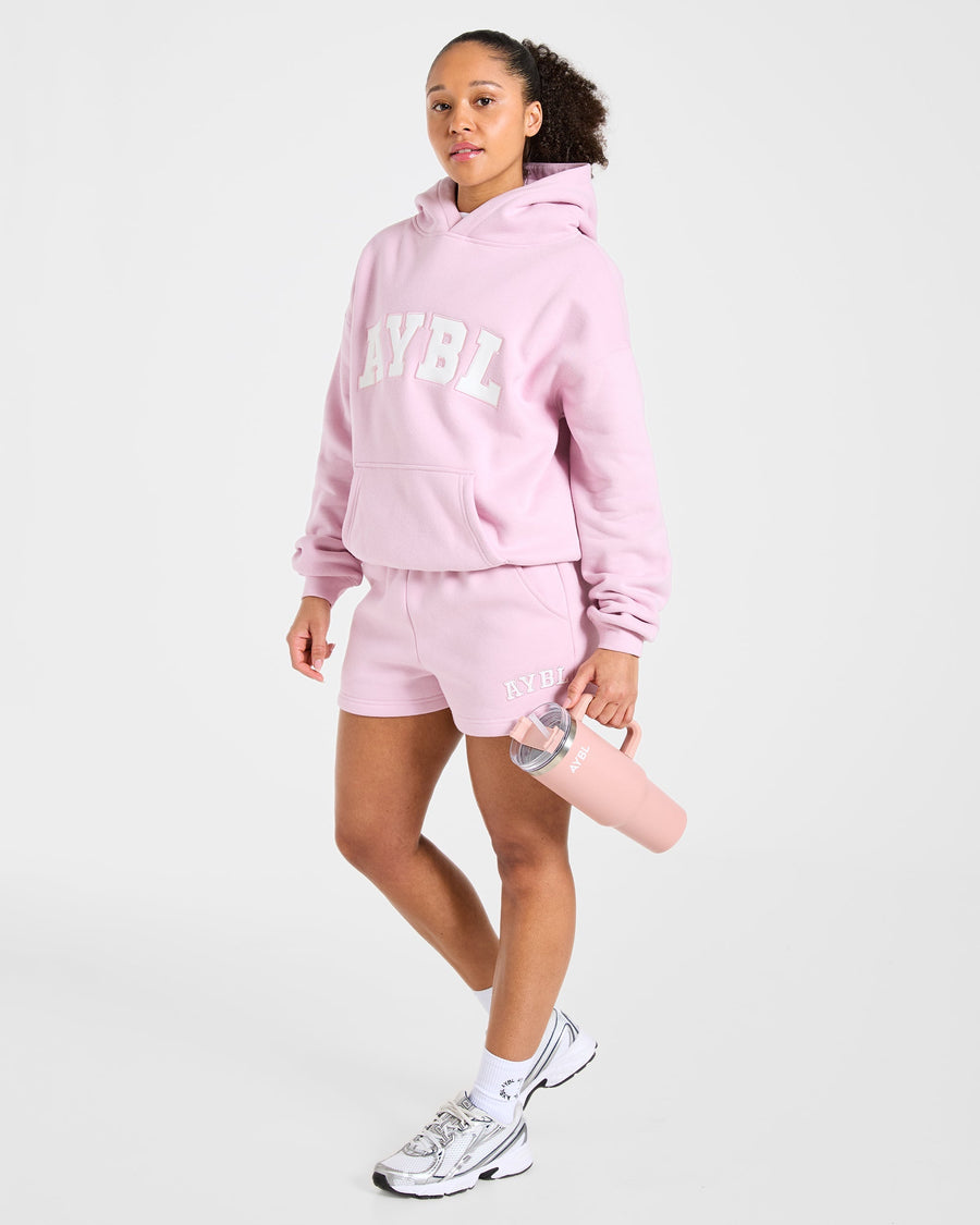 Varsity 2.0 Oversized Shorts - Iced Rose
