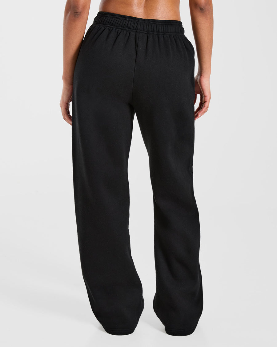 AYBL Club Oversized Straight Leg Joggers - Noir