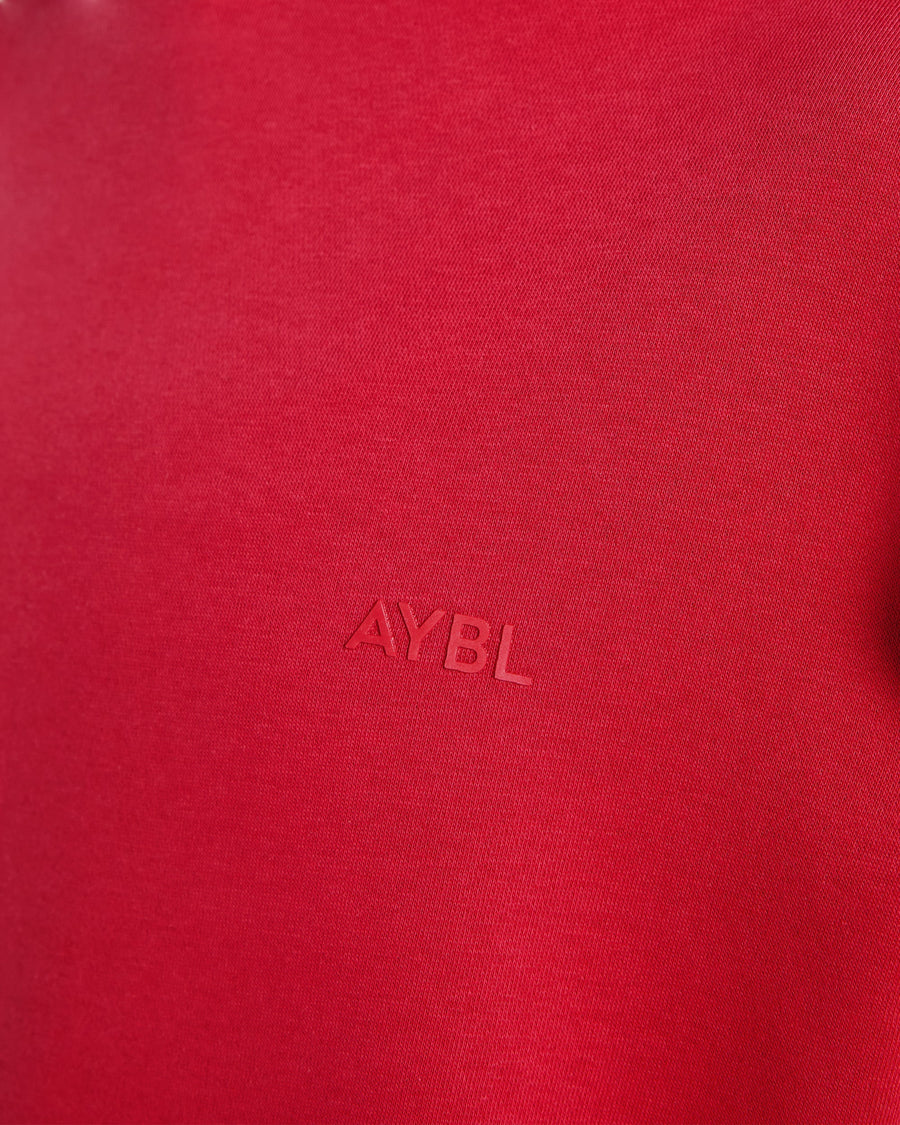 Lifestyle Oversized Hoodie - Rouge