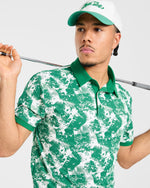 Precision Splatter Polo - Rye Vert/Crème
