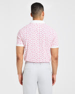 Precision Azalea Polo - Blanc/Azalea Rose