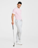 Precision Azalea Polo - Blanc/Azalea Rose