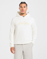Golf Club Knitted Hoodie - Off Blanc
