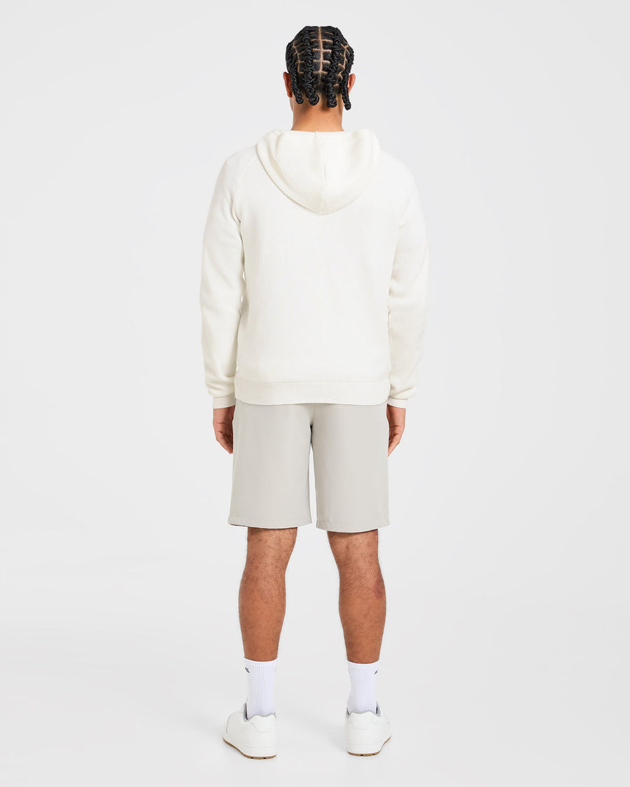 Golf Club Knitted Hoodie - Off Blanc