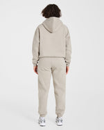 Varsity 2.0 Oversized Joggers - Taupe