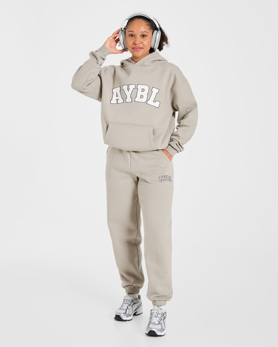 Varsity 2.0 Oversized Joggers - Taupe