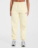 Varsity 2.0 Oversized Joggers - Butter Jaune