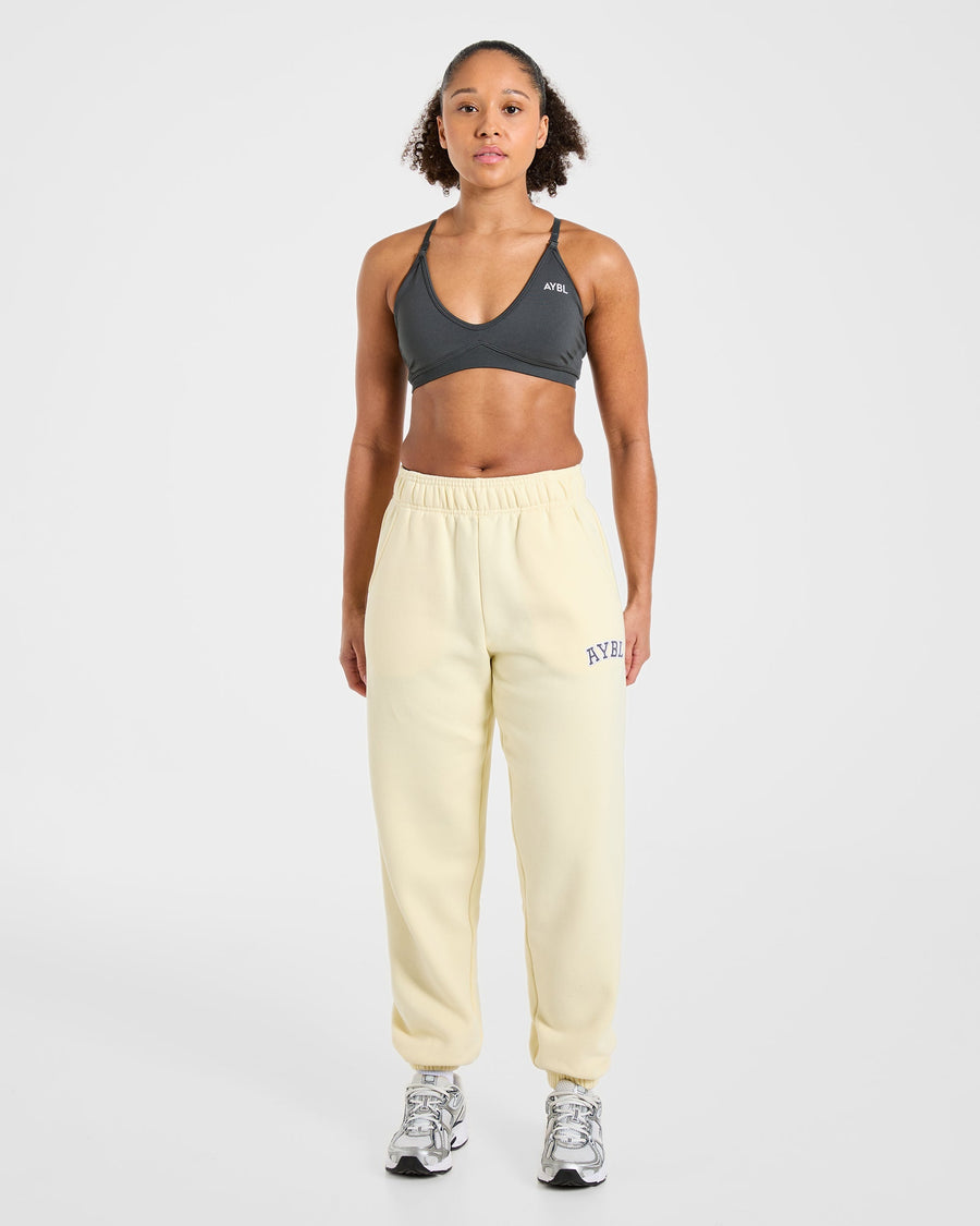 Varsity 2.0 Oversized Joggers - Butter Jaune