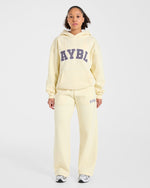 Varsity 2.0 Oversized Hoodie - Butter Jaune