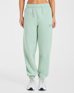 Varsity 2.0 Oversized Joggers - Sage Vert