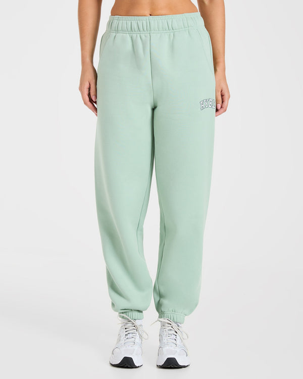 Varsity 2.0 Oversized Joggers - Sage Vert