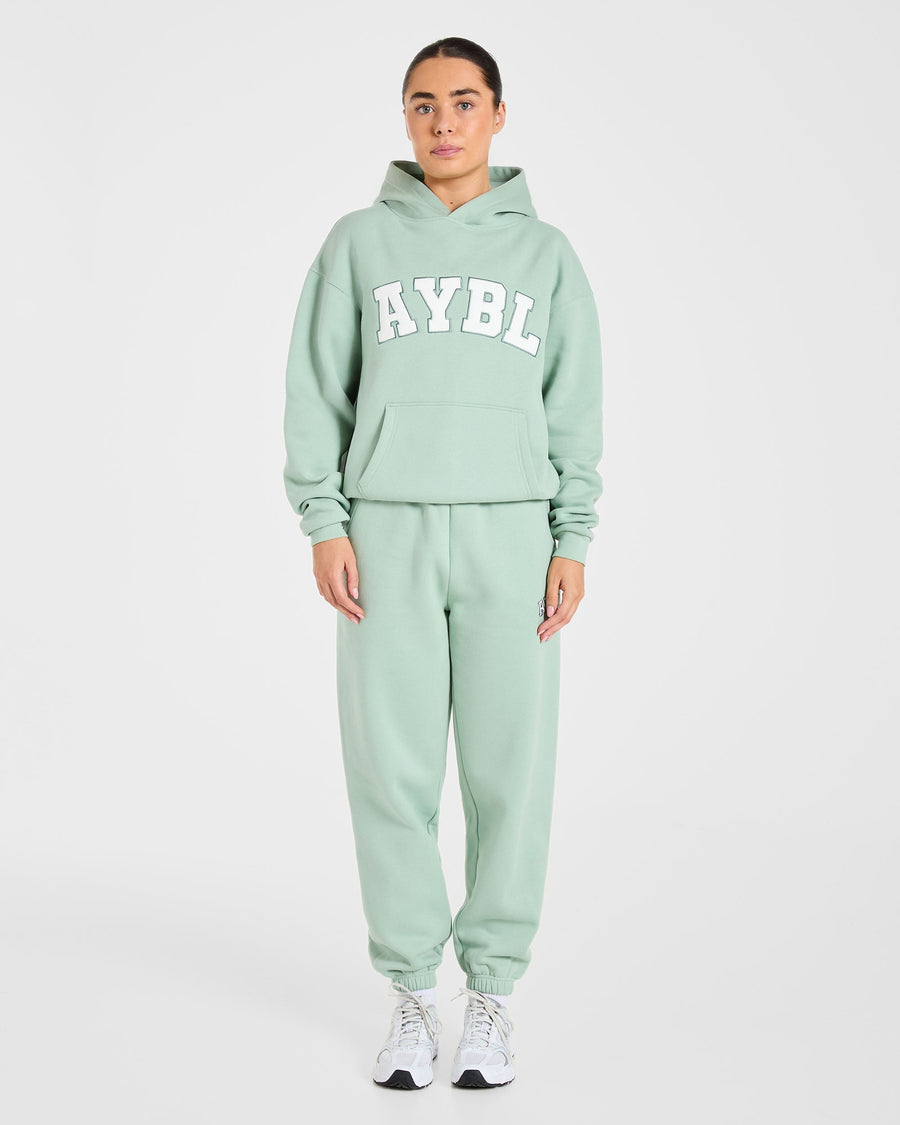 Varsity 2.0 Oversized Hoodie - Sage Vert