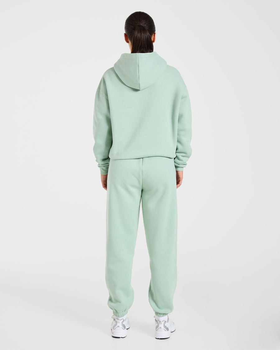 Varsity 2.0 Oversized Hoodie - Sage Vert