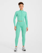 Physique Zip Up Jacket - Summer Vert