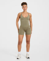 Adapt Seamless Tank Top - Muted Olive