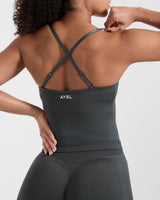 Adapt Seamless Tank Top - Dark Charcoal