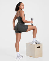 Adapt Seamless Tank Top - Dark Charcoal