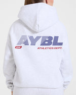 Athletics Dept Oversized Hoodie - Gris Marl