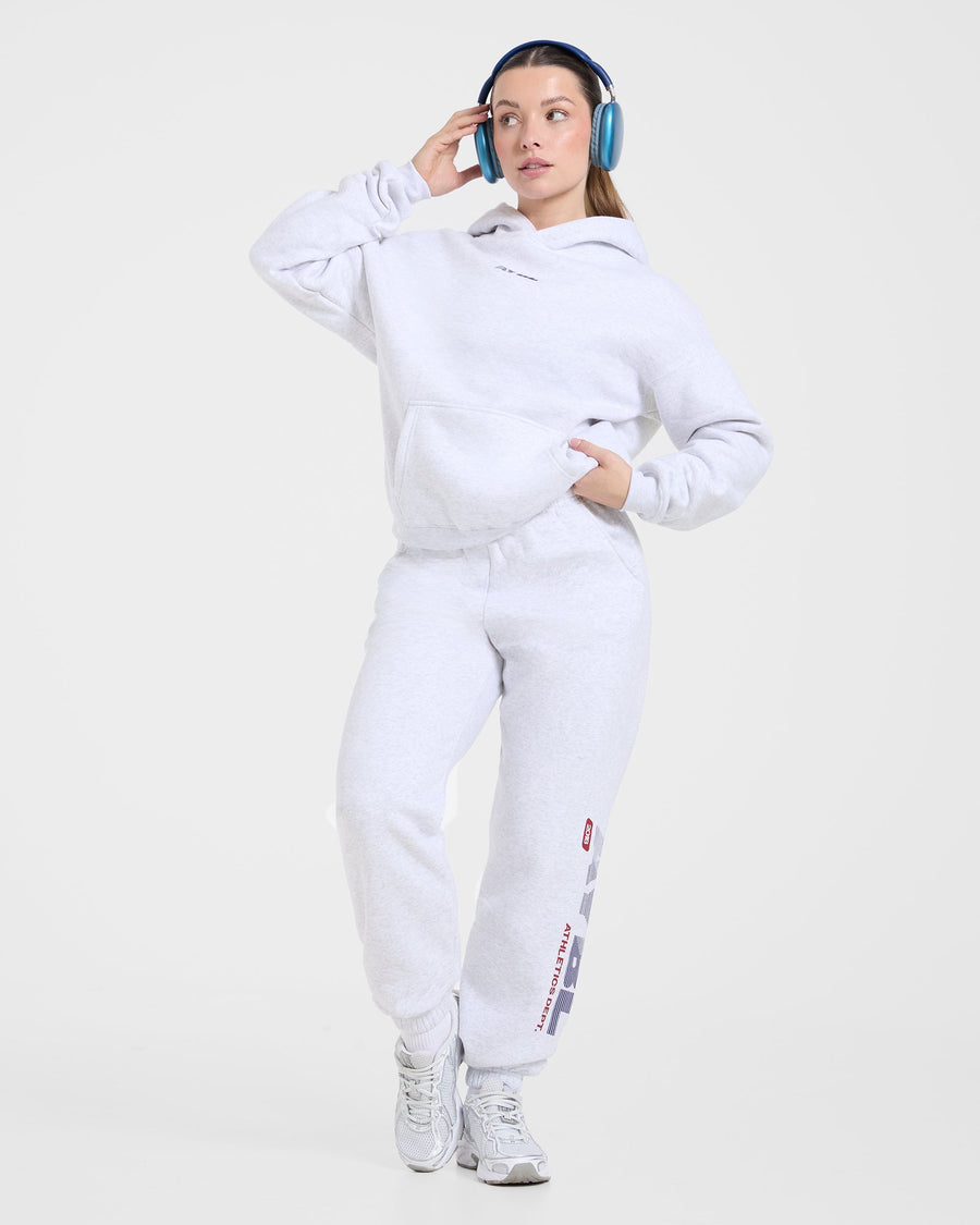 Athletics Dept Oversized Hoodie - Gris Marl