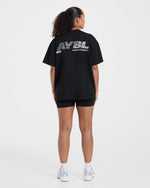 Athletics Department Oversized T Shirt - Noir