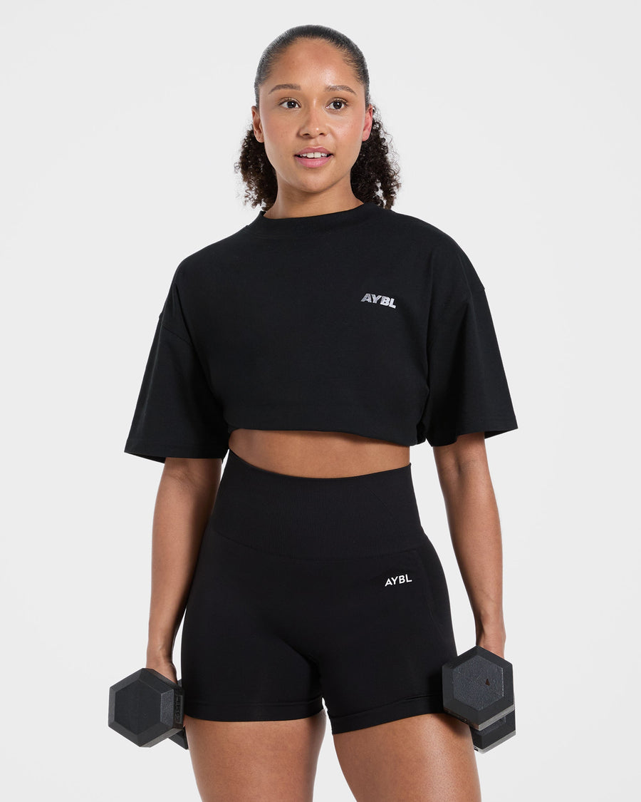 Athletics Department Oversized T Shirt - Noir
