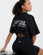 Athletics Department Oversized T Shirt - Noir