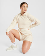 Waffle Shorts - Beige