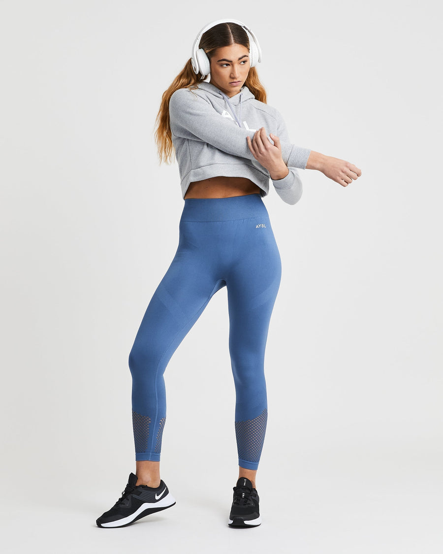 Staple Crop Hoodie - Light Gris