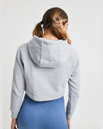 Staple Crop Hoodie - Light Gris