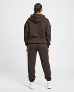Premium Oversized Hoodie - Coffee Marron