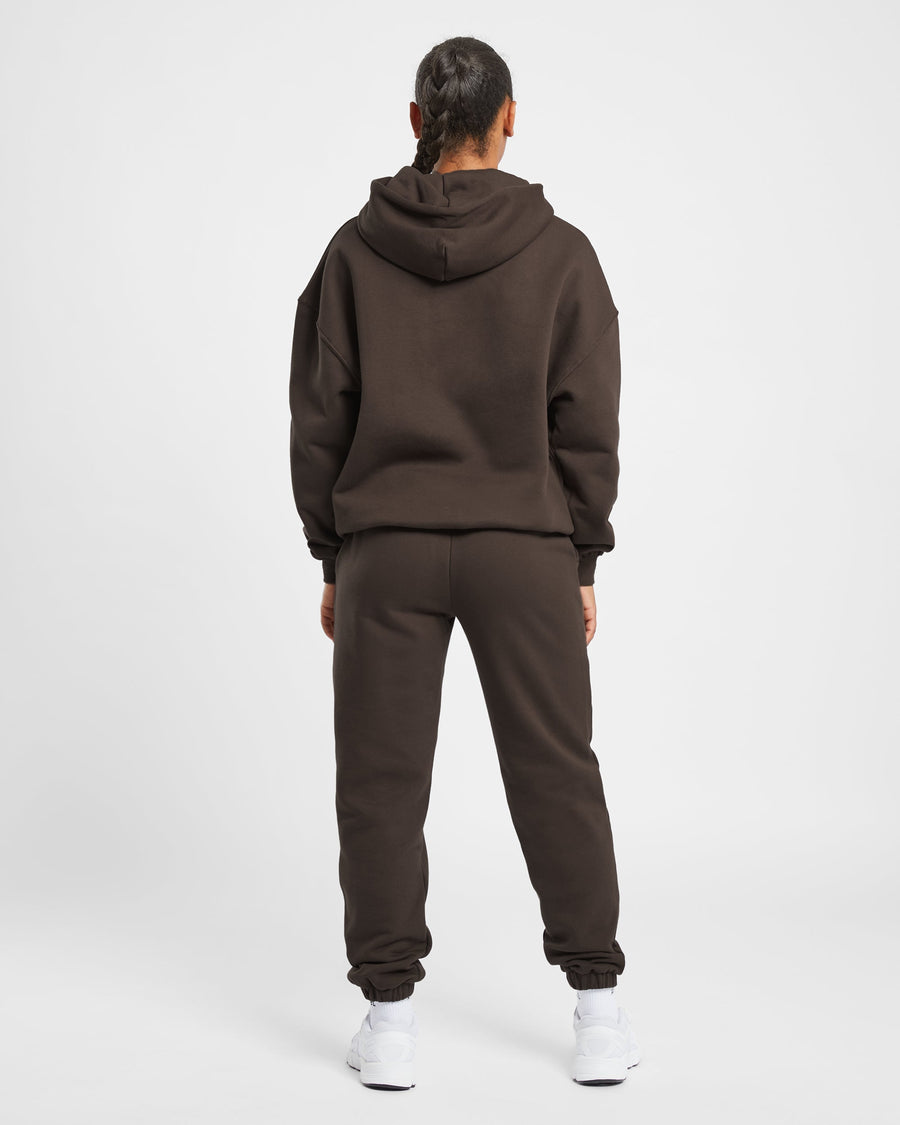 Premium Oversized Hoodie - Coffee Marron