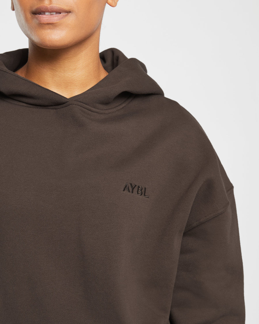 Premium Oversized Hoodie - Coffee Marron