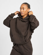 Premium Oversized Hoodie - Coffee Marron