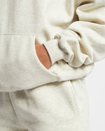 Premium Oversized Hoodie - Beige Marl