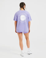 Manifest Oversized T Shirt - Violet