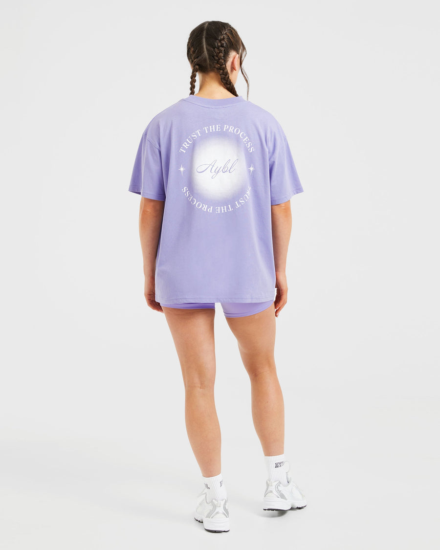 Manifest Oversized T Shirt - Violet